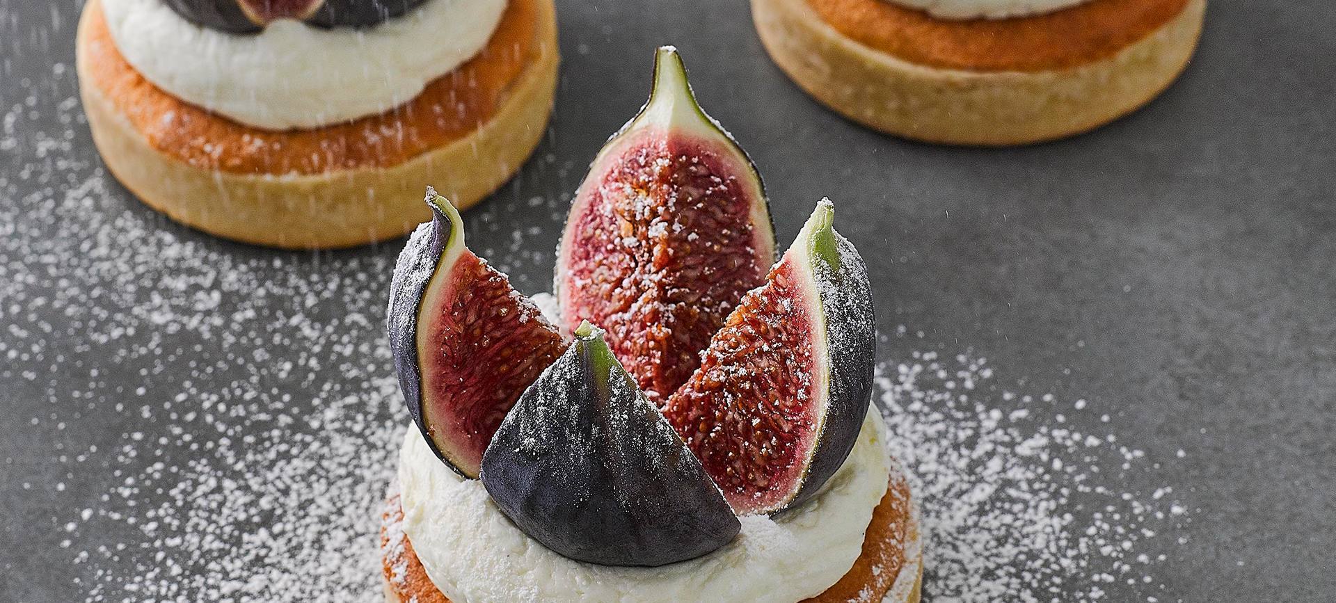 recipe image Ταρτάκια με βανίλια και σύκο