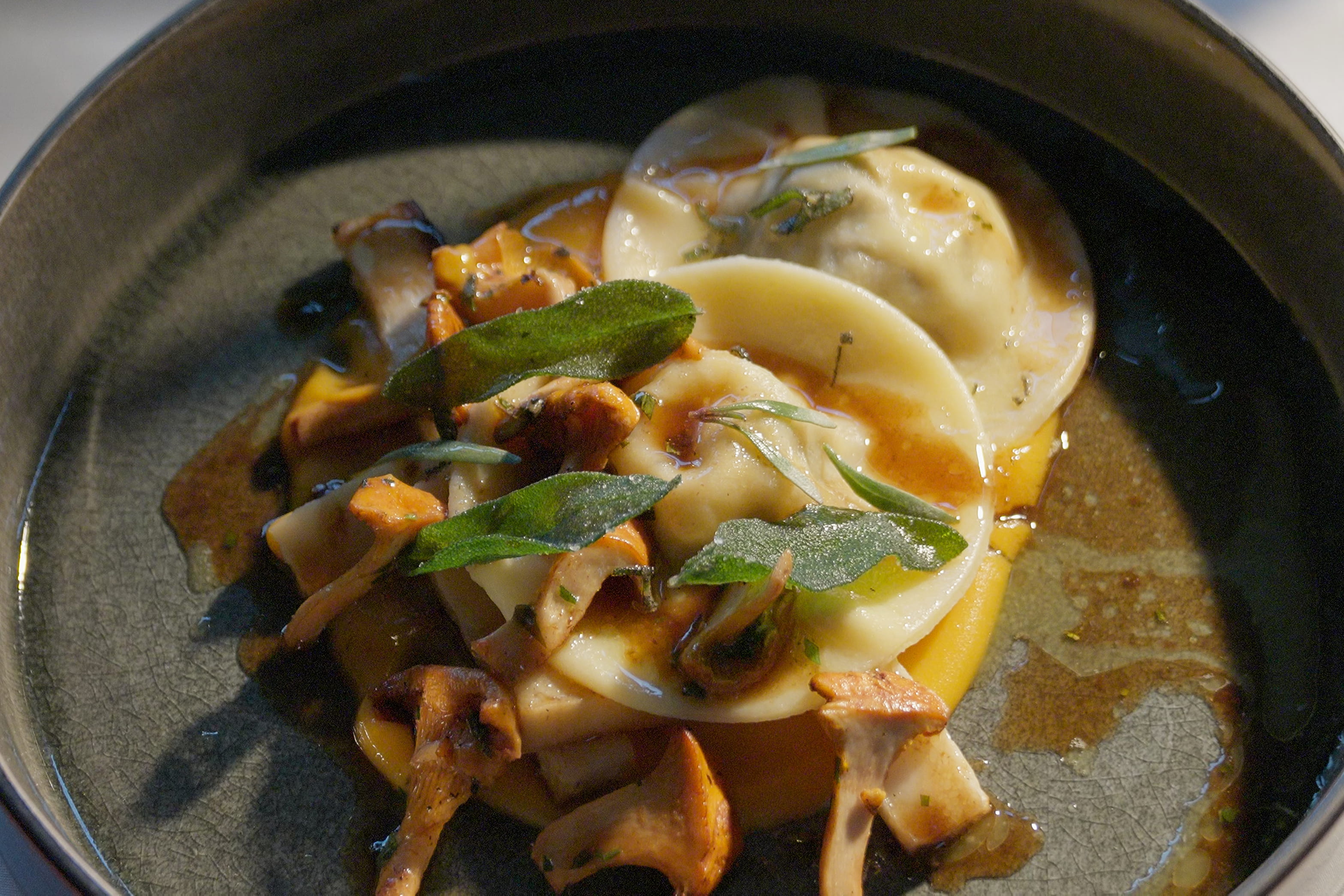 Mushroom Ravioli